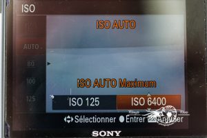 Limitation ISO Sony